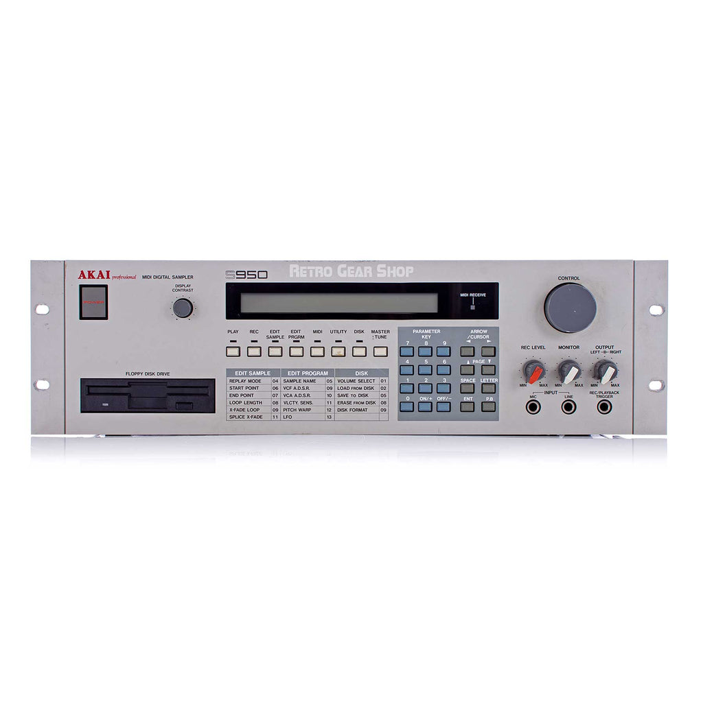 Akai S-950 Sampler Rare Vintage Synth S950 owned by Puff Daddy