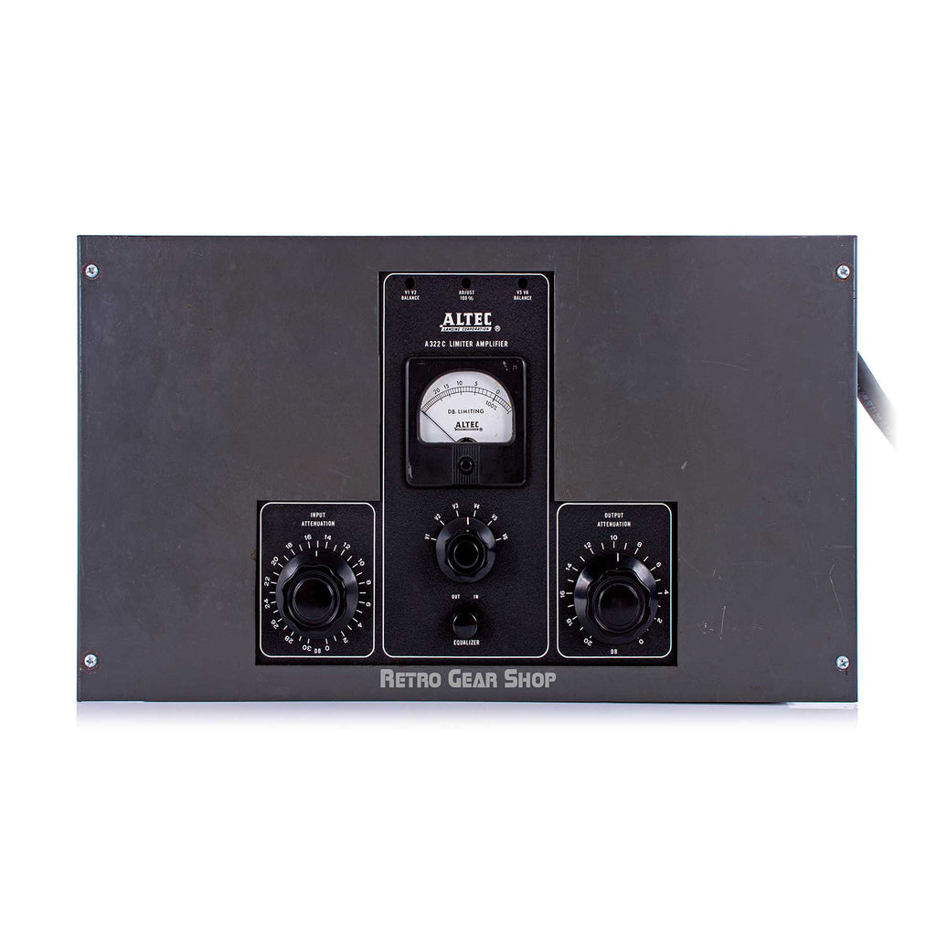 Altec 322C Grey Serviced Rare Vintage Tube Compressor Limiter Amplifier A 322 C + P511 Power Supply
