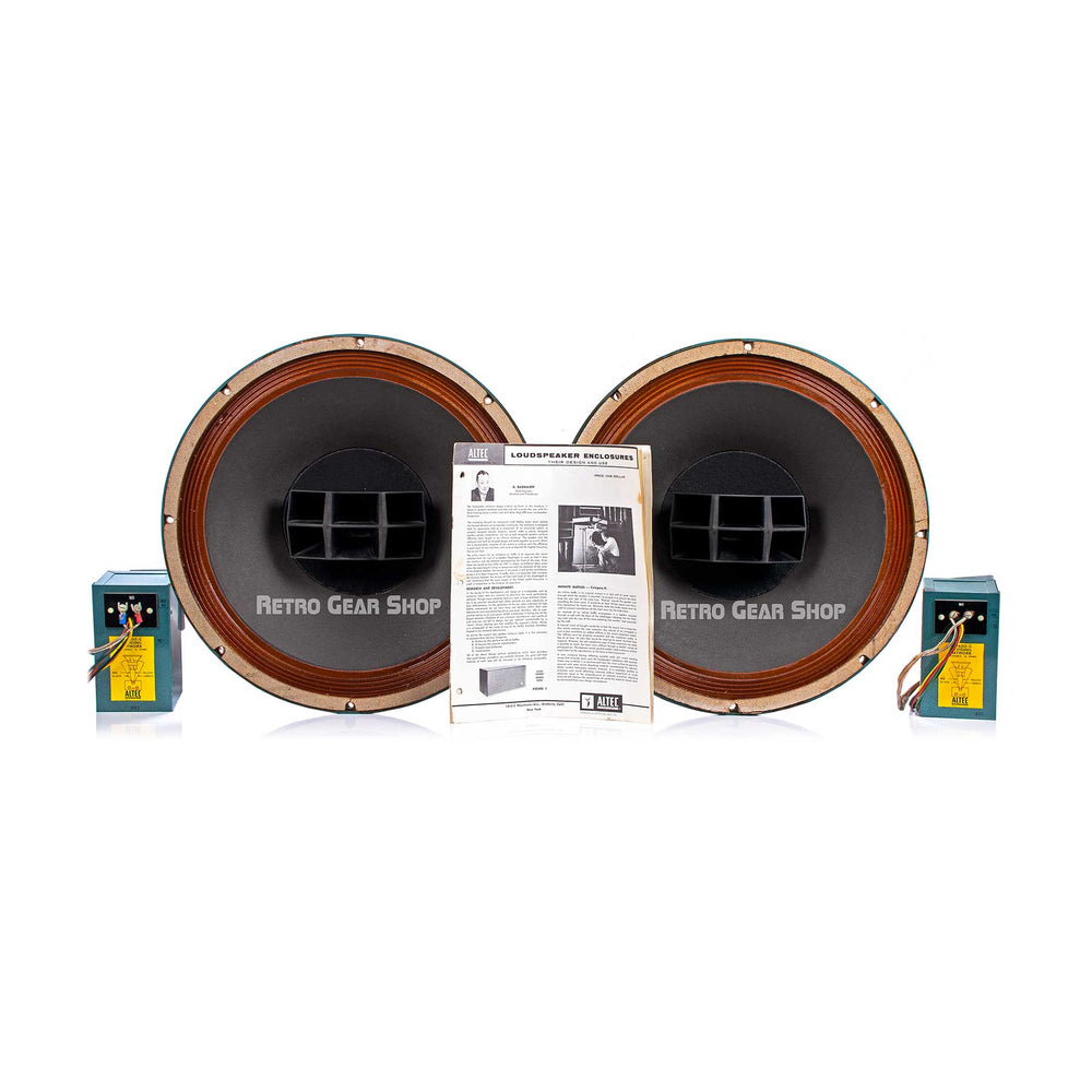 Altec 605A + Altec N-1600-C Dividing Network Stereo Pair