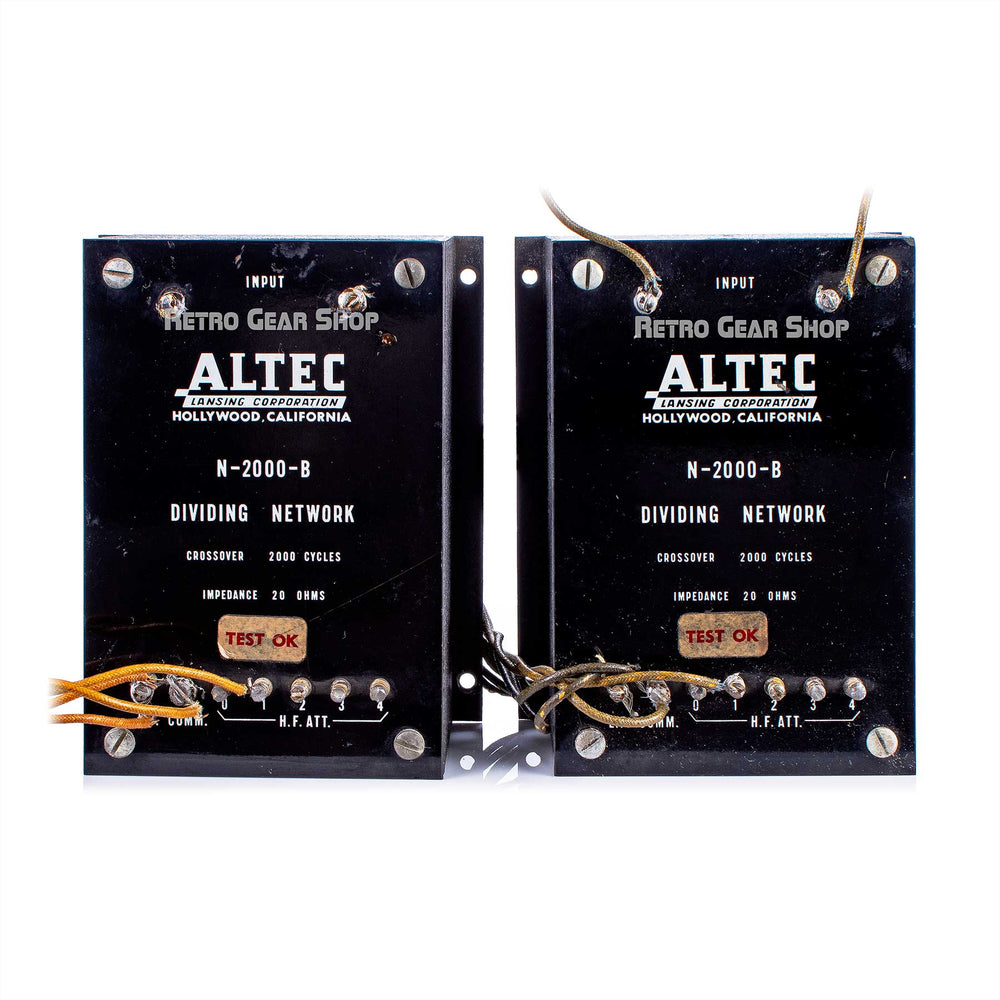 Altec N-2000-B Dividing Network Crossover Pair