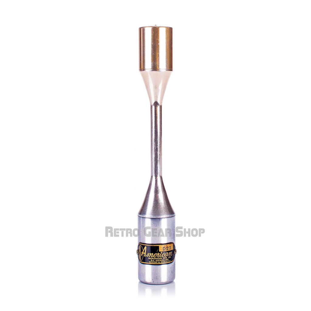 American D22 Dynamic Microphone Vintage Rare