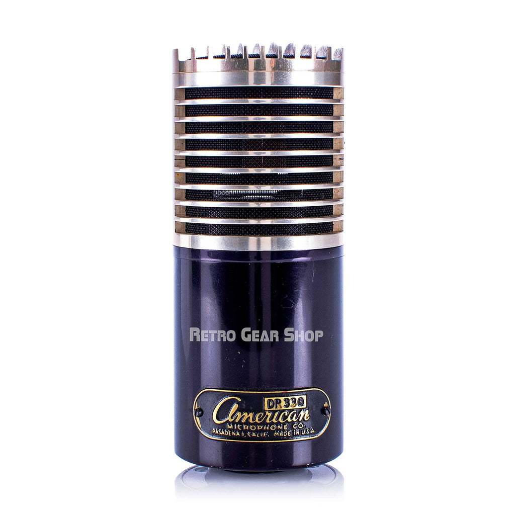 American Microphone Co. DR330 Ribbon Mic Rare Vintage DR 330