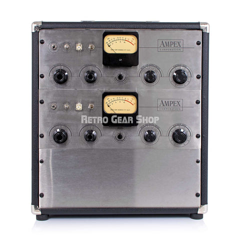 Ampex 350 2U Modded Mic Preamp Pair + PSU