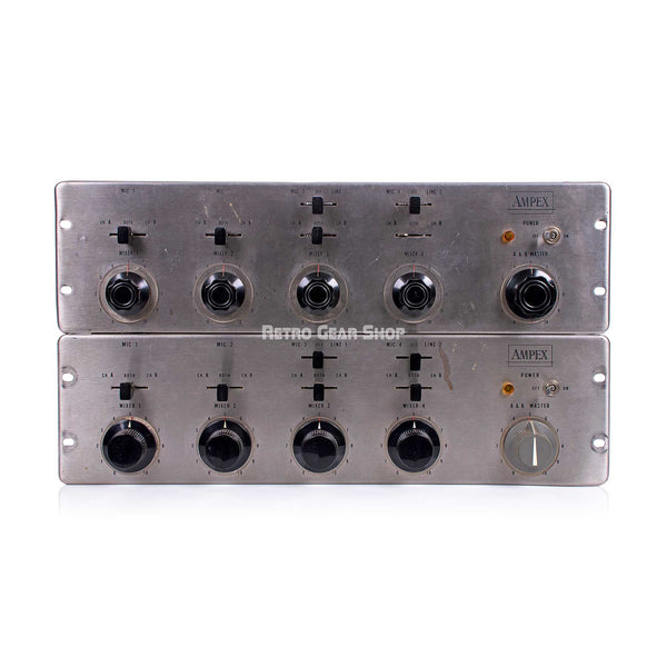 Ampex MX-10 Tube Preamp Line Mixer Vintage Rare Pair