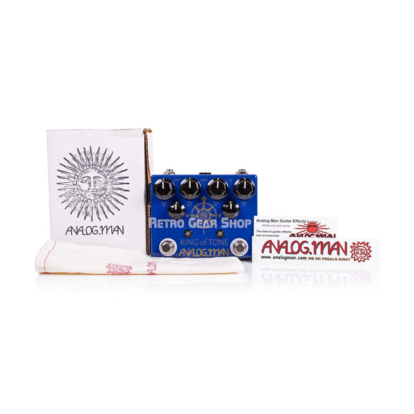 Analogman KOT King of Tone Overdrive Guitar Effect Pedal