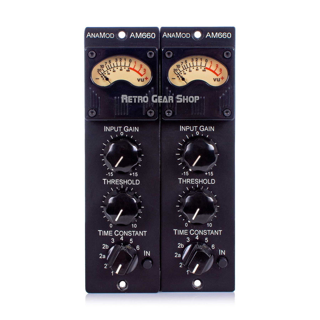 Anamod AM660 Stereo Pair AnaMod Audio 500 Series Compressor Module
