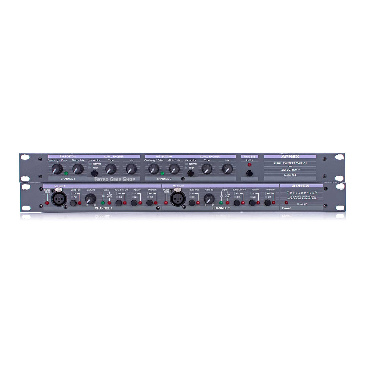 Aphex Aural Exciter Model 104 + Tubessence Model 107– Retro Gear Shop