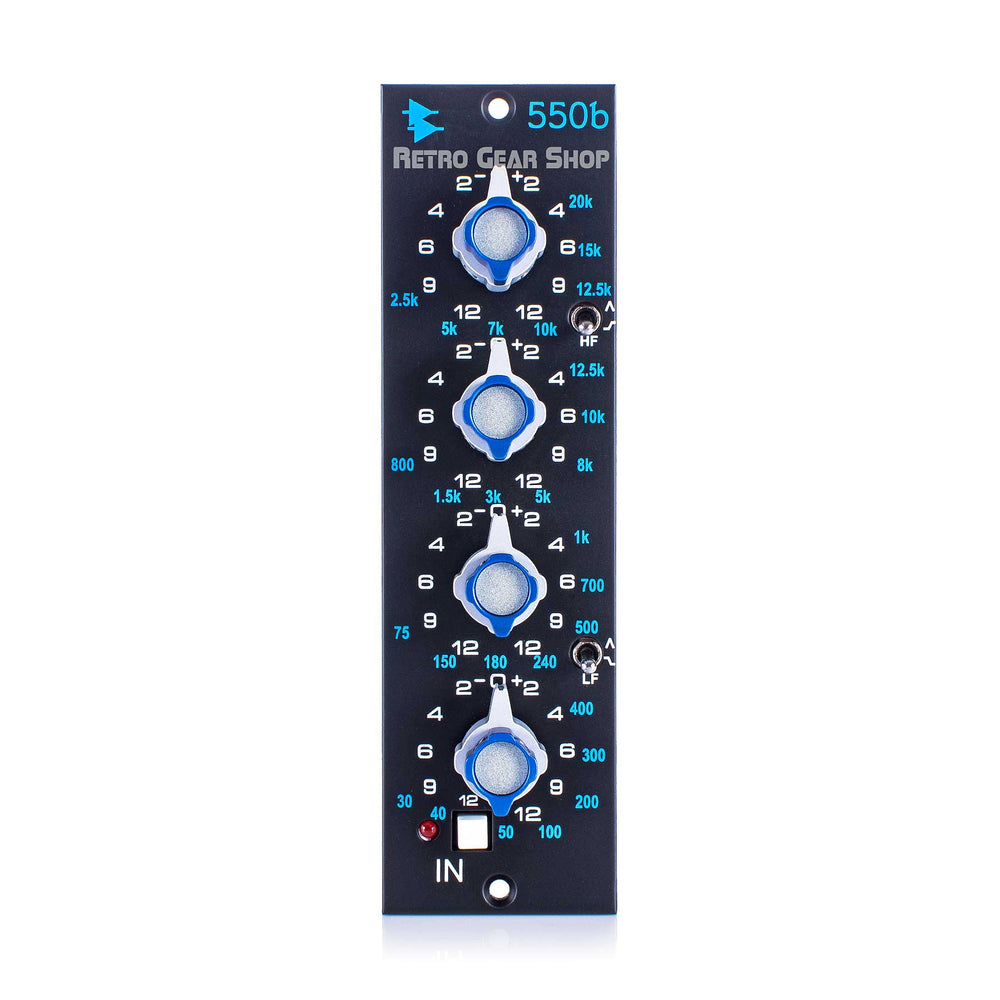 API 550b Equalizer Analog 500 Series EQ Discrete 4 Band Reissue