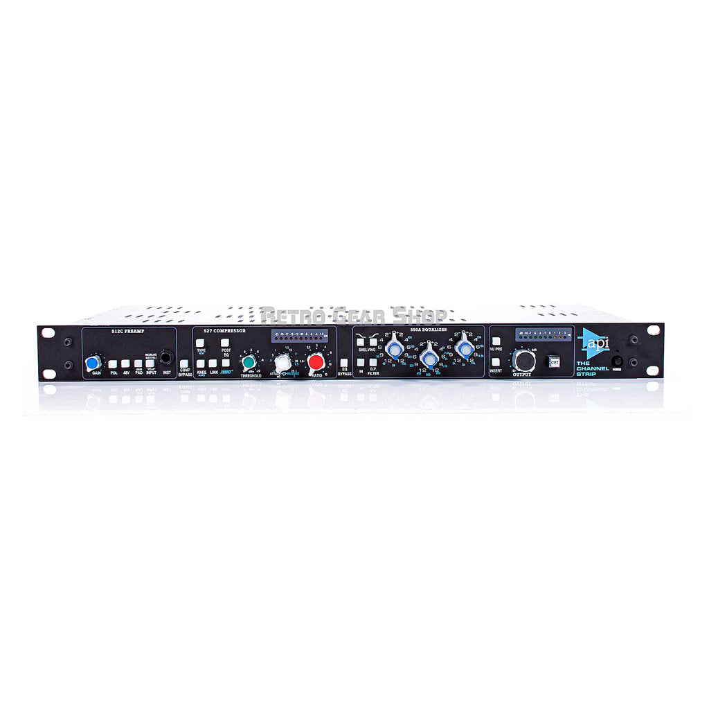 API The Channel Strip Mic Pre EQ Compressor Line Amp