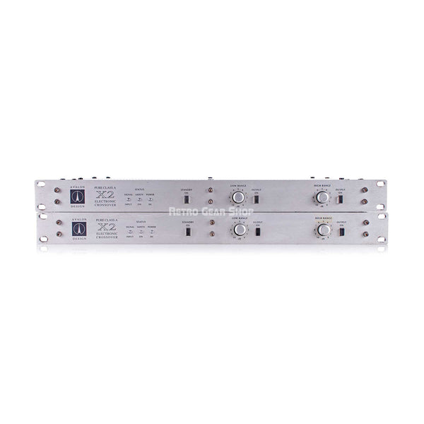Avalon Design Pure Class A X2 Electronic Crossover Pair Vintage Rare