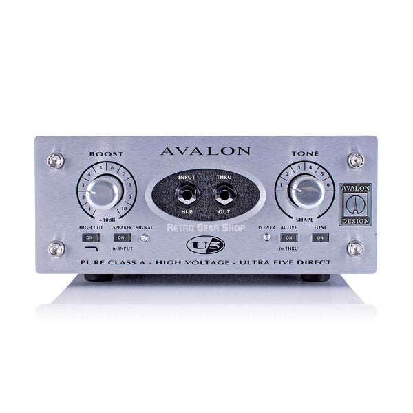 Avalon U5 Direct Box & Instrument Preamplifier Class A Active DI Preamp