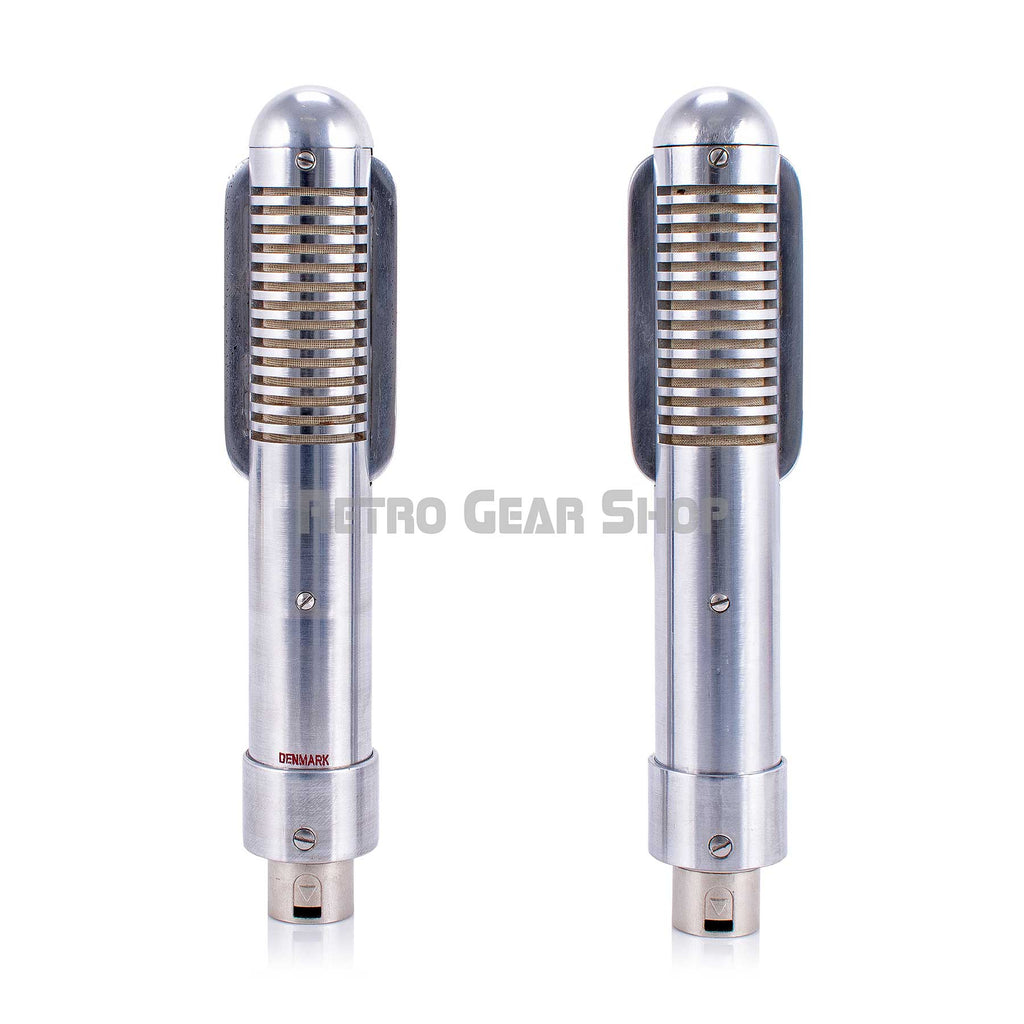 B&O Bang Olufsen BM3 Stereo Pair Ribbon Microphone Vintage Rare