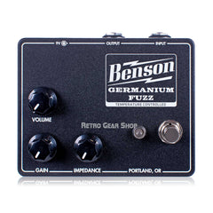 Benson Amps Germanium Fuzz Studio Black