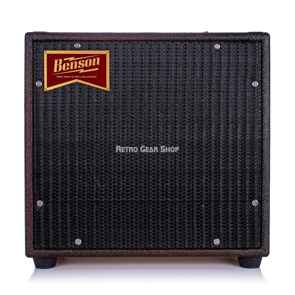 Benson Amps Nathan Junior Bourbon Burst Black Grill Vox Jr. 5W Tube Amplifier 1x10 Reverb Combo Amp