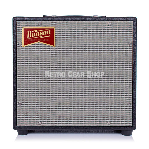 Benson Amps Nathan Junior Reverb Combo 1x10 Black Tolex Silver Grill
