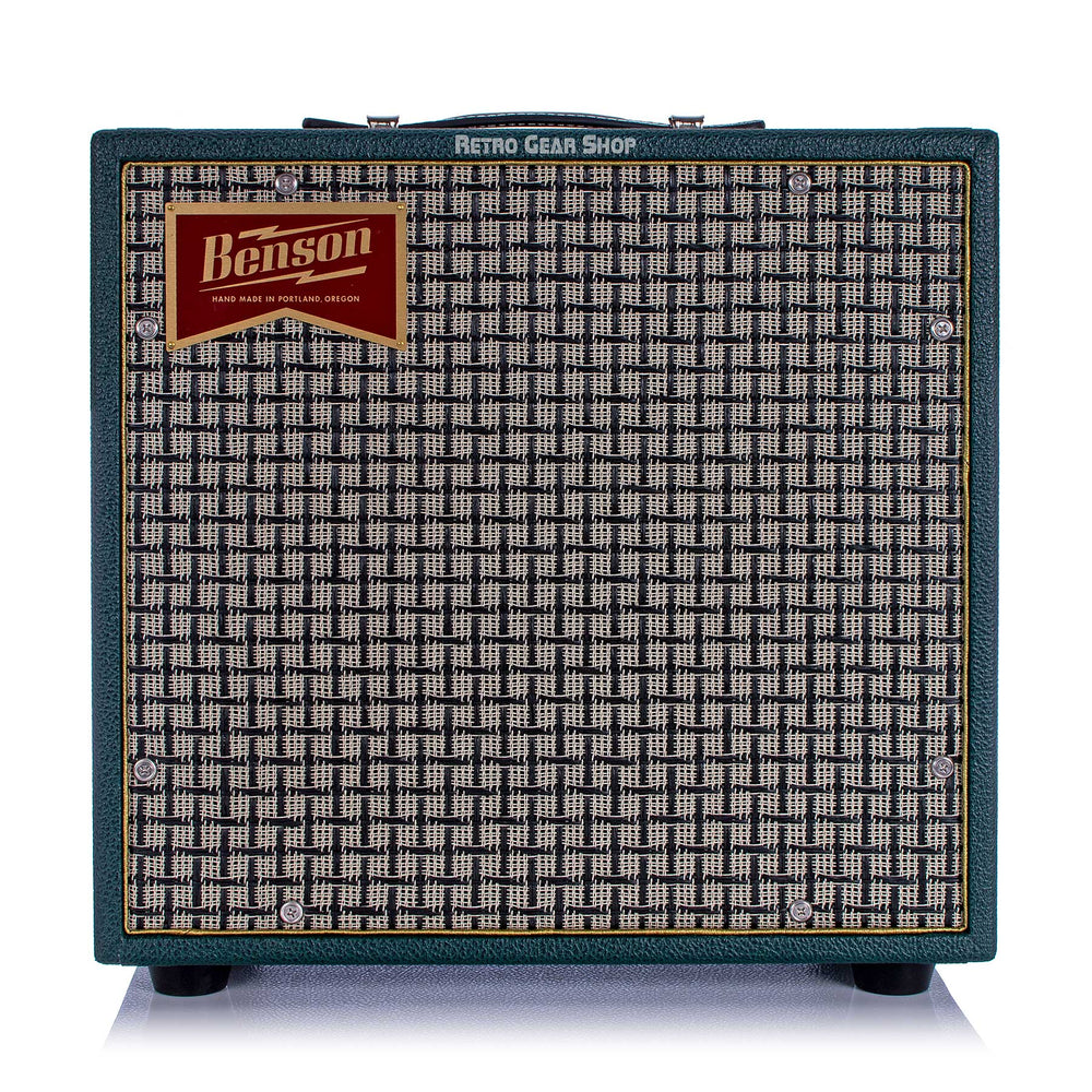 Benson Amps Nathan Junior Reverb Combo 1x10 Green Checkered Grill