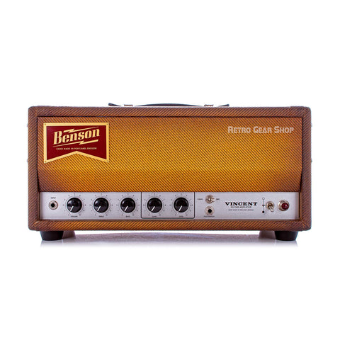 Benson Amps Vincent Head Bourbon Burst