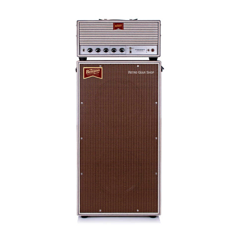Benson Vincent Head + 2x12 Classic Striped Oxblood