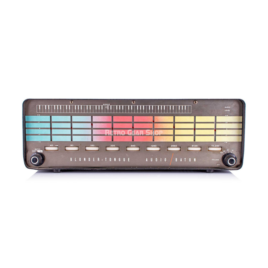 Blonder Tongue Audio Baton Model B9B Tube Graphic Equalizer EQ Vintage Rare