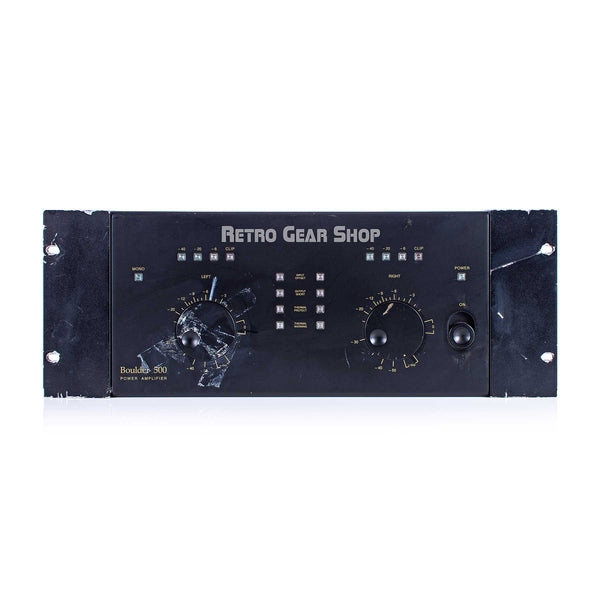 Boulder 500 Stereo Power Amp Amplifier Vintage