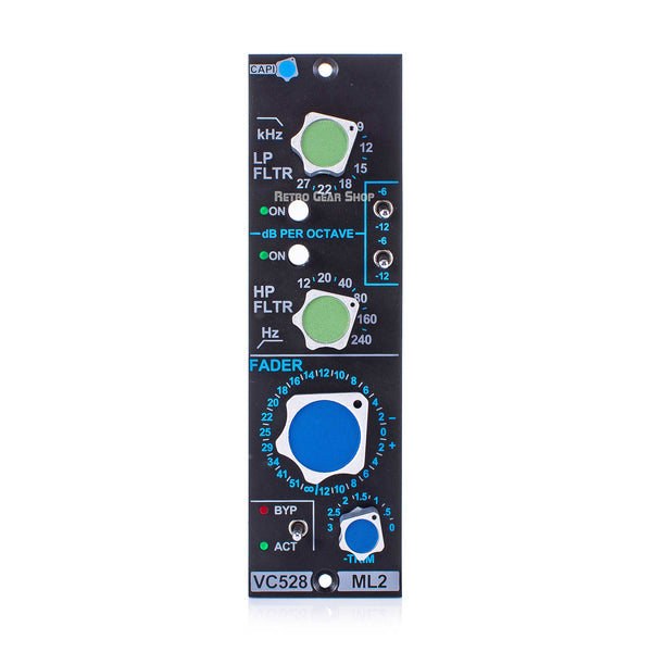 Capi VC-528 ML2 Missing Link 500 Series High Pass + Low Pass Filter + Fader VC528