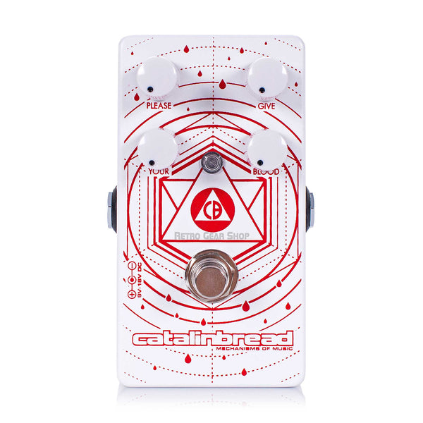 Catalinbread Blood Donor Fuzz Limited Edition White Guitar Effect Pedal