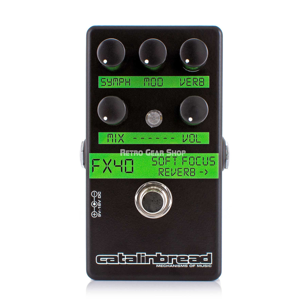 Catalinbread FX40 Soft Focus Shoegaze Reverb Pedal Modulation Chorus Octave Up Guitar Effect Pedal