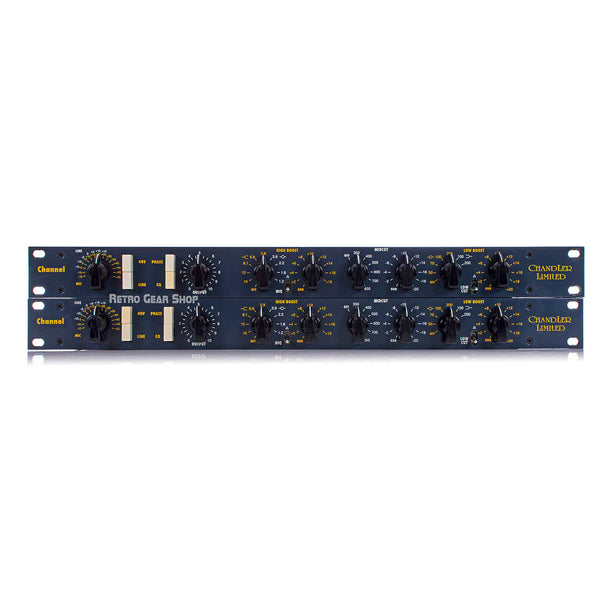 Chandler Limited TG Channel Strip Sequential Stereo Pair + PSU Mic Pre + EQ