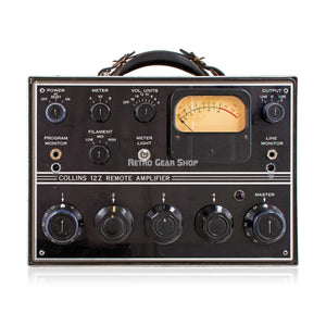 Collins 12Z Remote Amplifier Tube Preamp Mic Microphone Pre Rare Vintage Mixer Serviced