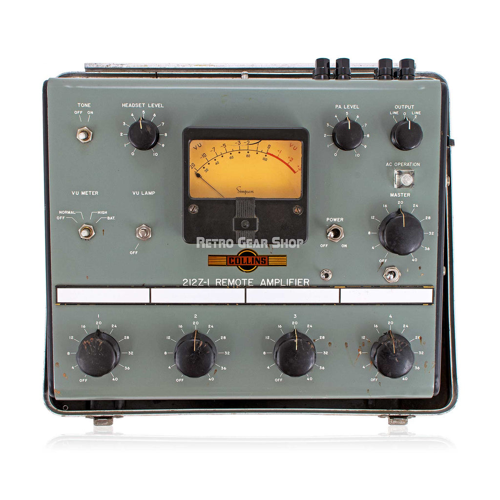 Collins 212Z-1 Remote Amplifier Germanium Transistor Modded Portable Preamp Vintage Rare 