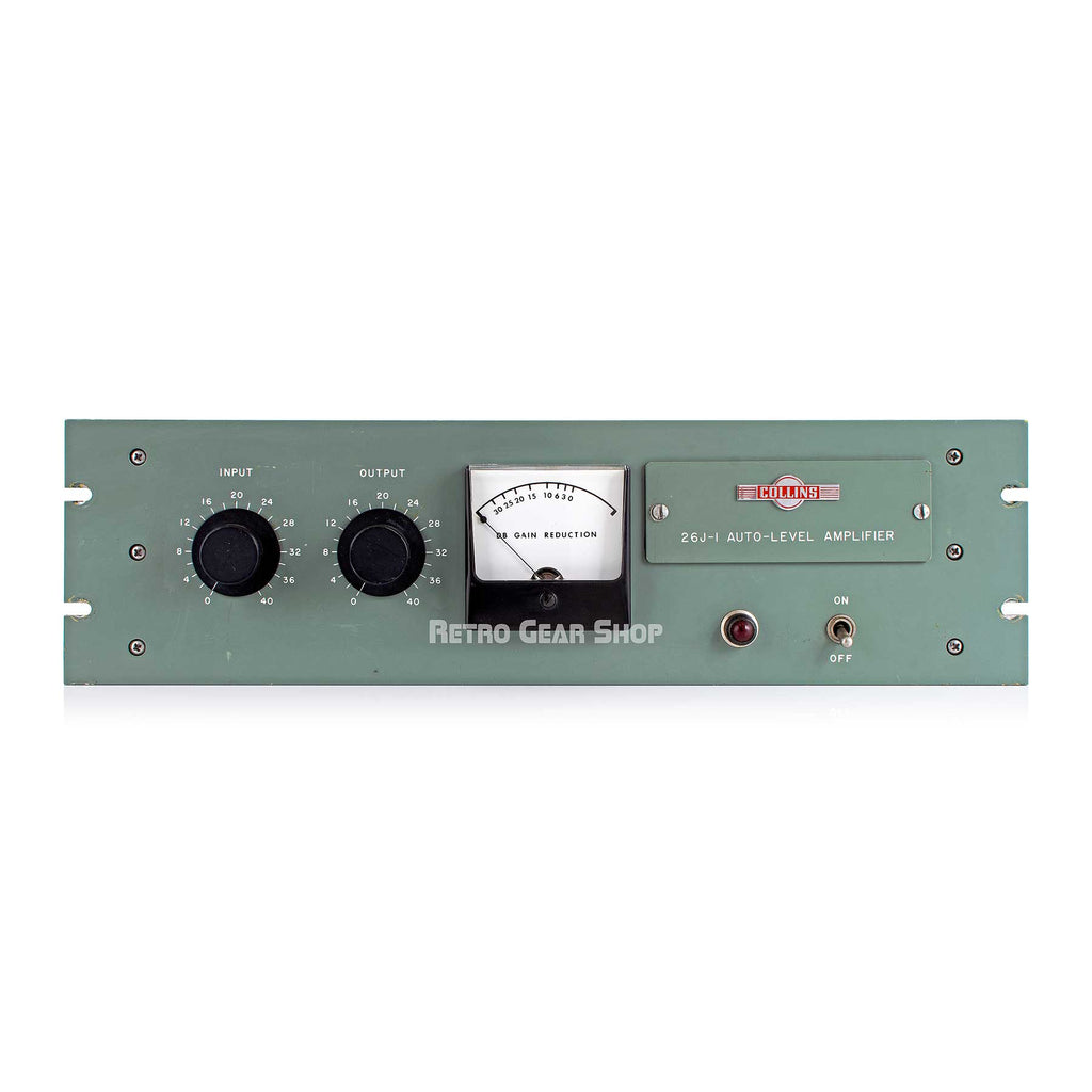 Collins 26J-1 Auto Level Amplifier Limiter Tube Compressor Vintage Rare 26J1