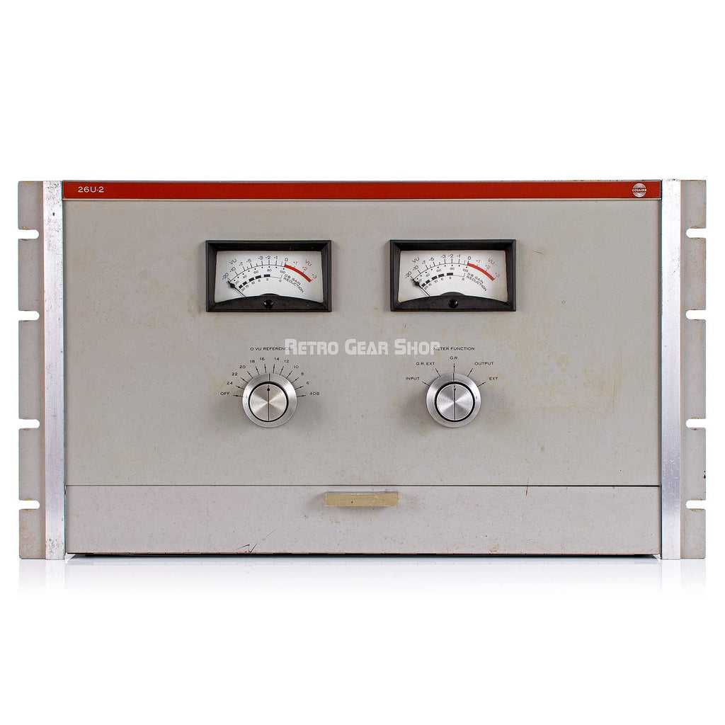 Collins 26U-2 Stereo Peak Tube Limiter Compressor Vintage Rare