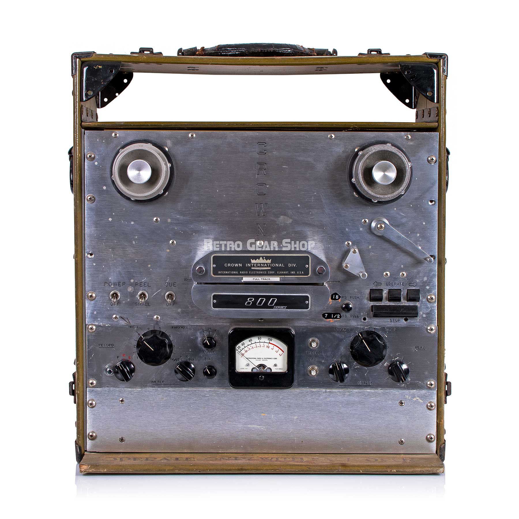 Crown International 800 Series 801 Tape Recorder Reel to Reel Rare