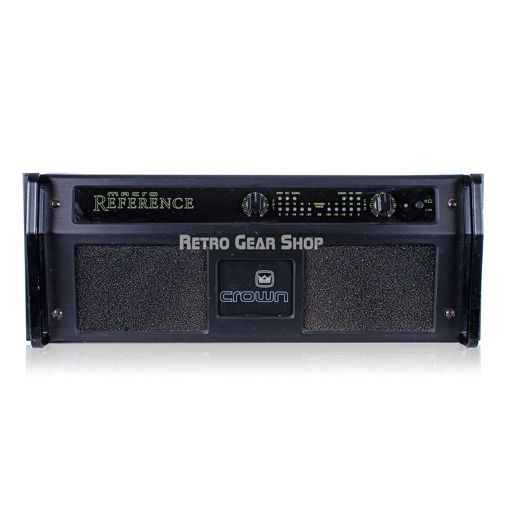 Crown Macro Reference Power Amp 9124 Rare Vintage Stereo Amplifier + Original Box