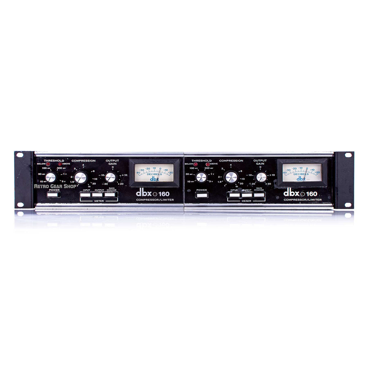 その他 dbx 160 VU DBX 160 VU Compressor / Limiter Stereo Pair Rare Vintage DBX