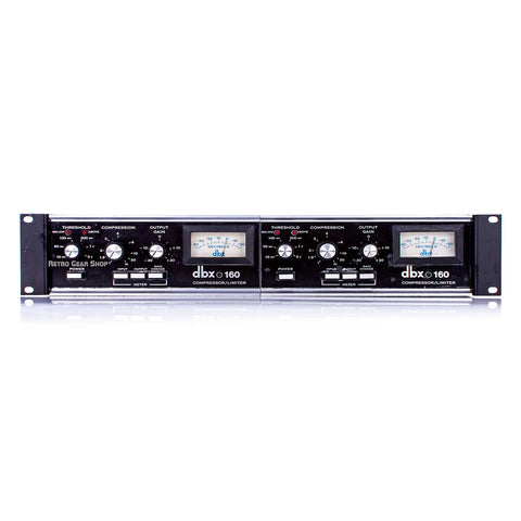 DBX 160 VU Stereo Pair