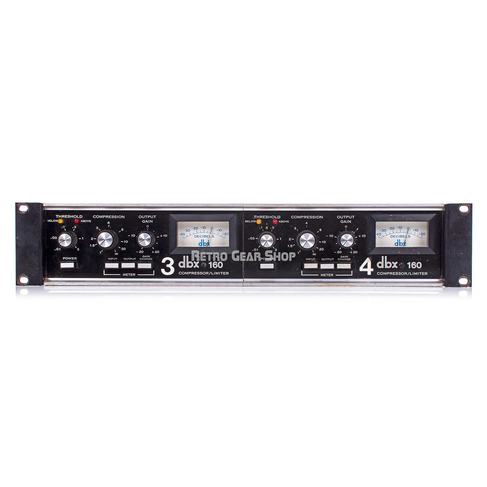 DBX 160VU Stereo Pair Serviced