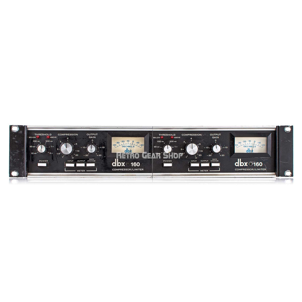 DBX 160VU Stereo Pair