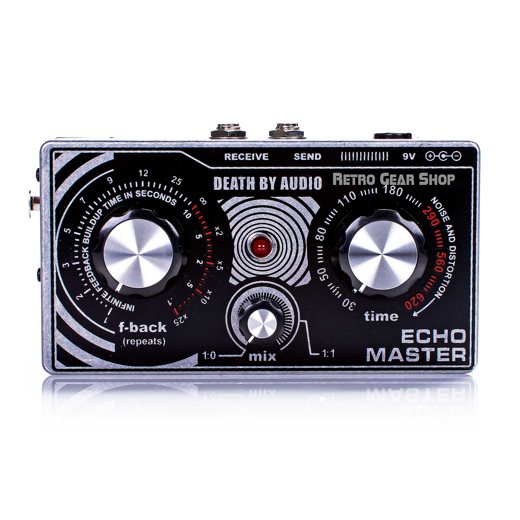 Death By Audio Echo Master Guitar Effect Pedal Echo Preamp– Retro