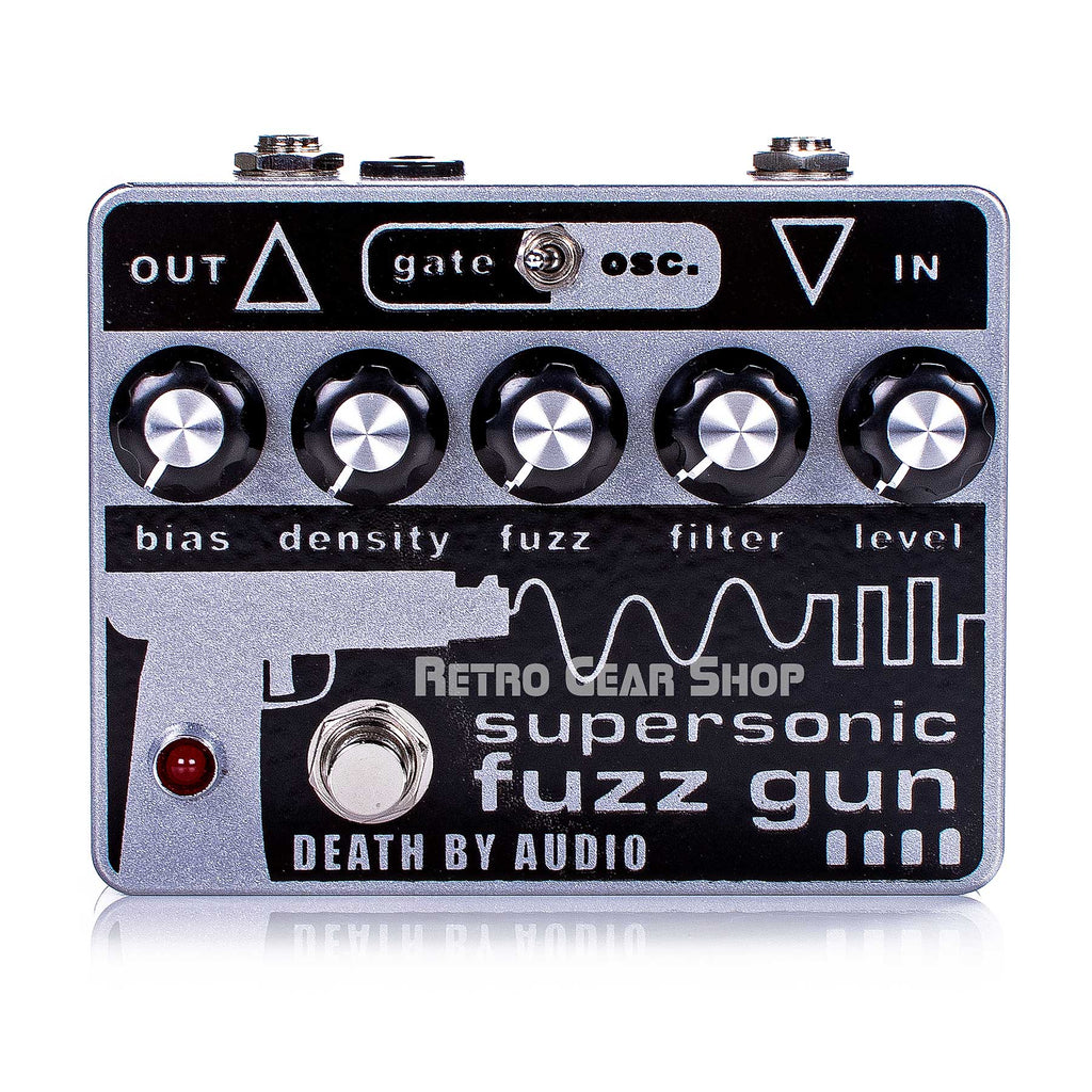 Death By Audio Supersonic Fuzz Gun Guitar Effect Pedal– Retro Gear