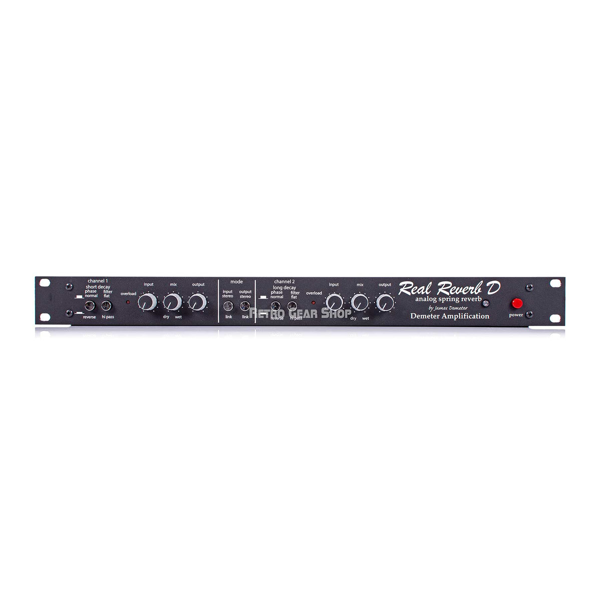 Demeter Real Reverb D Spring Analog Two Channel Effect Unit– Retro Gear ...