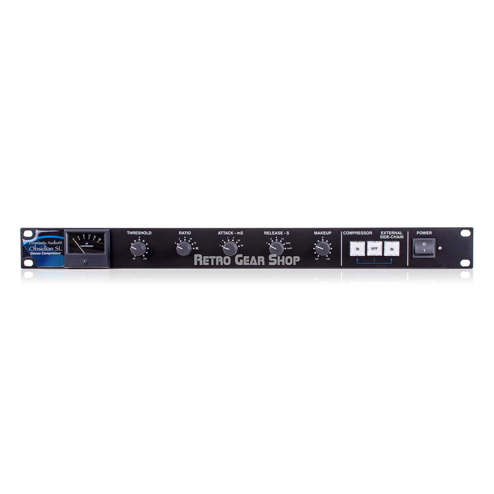 Dramastic Audio Obsidian SL Stereo Compressor 19" Rack Version