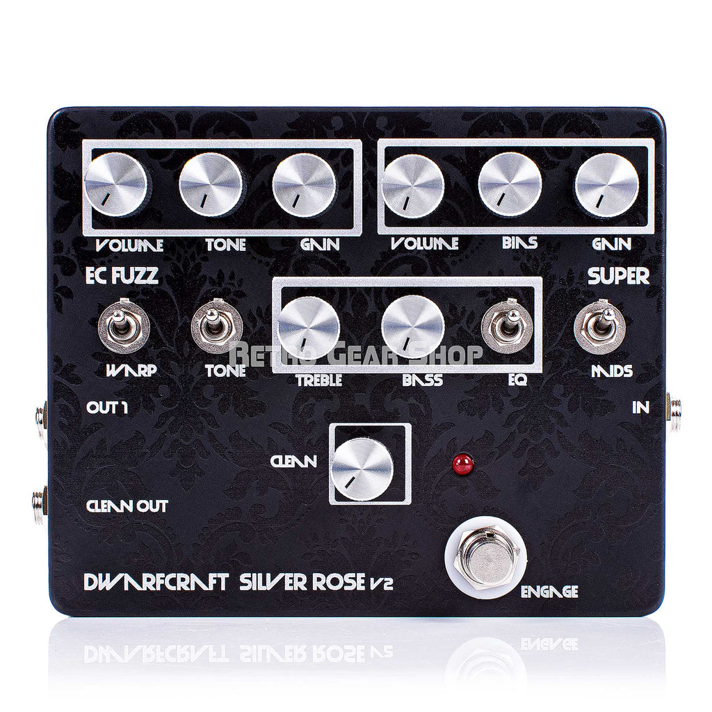 Dwarfcraft Devices Silver Rose V2 Fuzz Guitar Effect Pedal– Retro Gear Shop