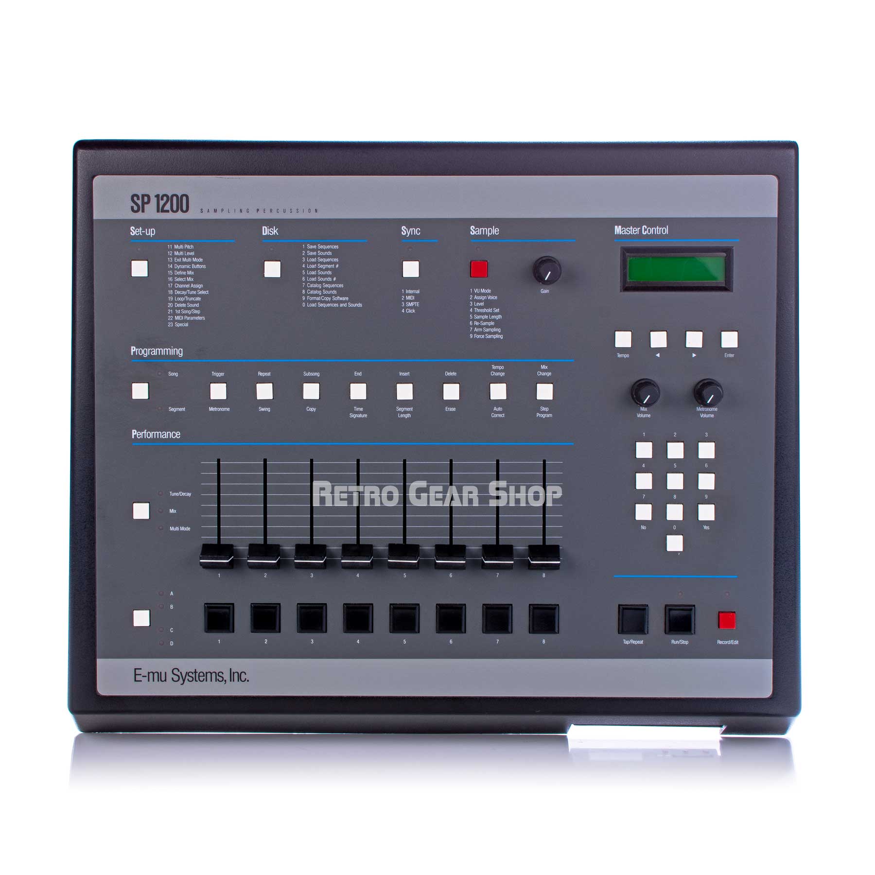 E-Mu SP-1200 Rare Vintage Sampler Drum Machine Emu SP1200 Reissue