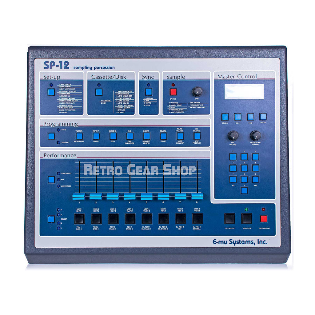 Emu SP-12 Turbo Custom Upgrades Rare Sampling Drum Machine