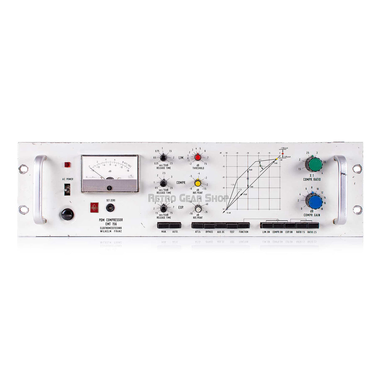 EMT PDM 156 Stereo Compressor Limiter Expander Gate Vintage Rare Analog ...