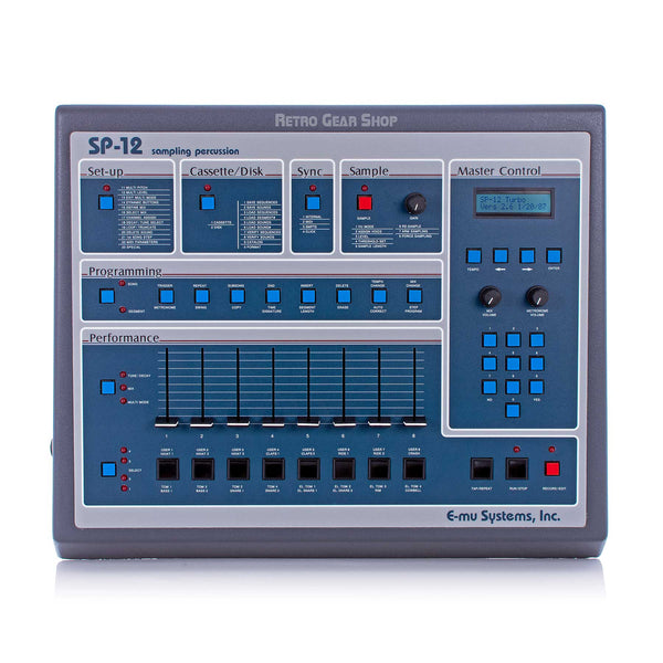 E-Mu SP-12 Turbo Rare Vintage Sampler Drum Machine Emu SP12 Custom Upgrades Serviced