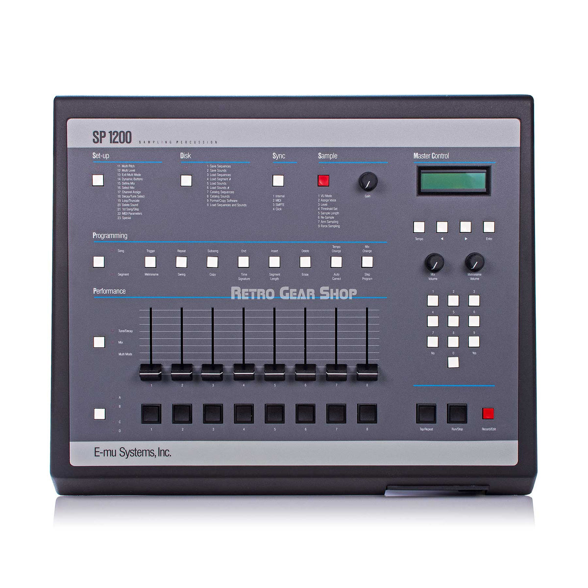 Ampler Machine Part EMU Systems SP-1200 Sampler Drum Machine Vintage Rare Disks– Retro Gear ...