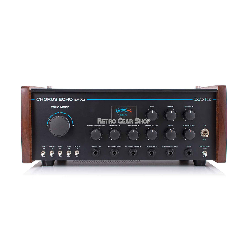 Echo Fix EF-X3 Desktop Chorus Echo Tape Delay Table Top Black