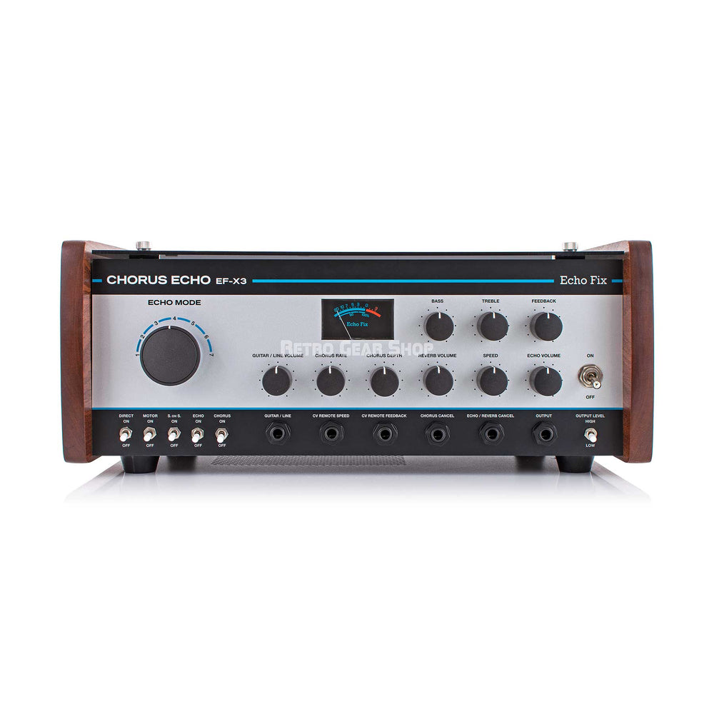 Echo Fix EF-X3 Desktop Chorus Echo Tape Delay Table Top Silver